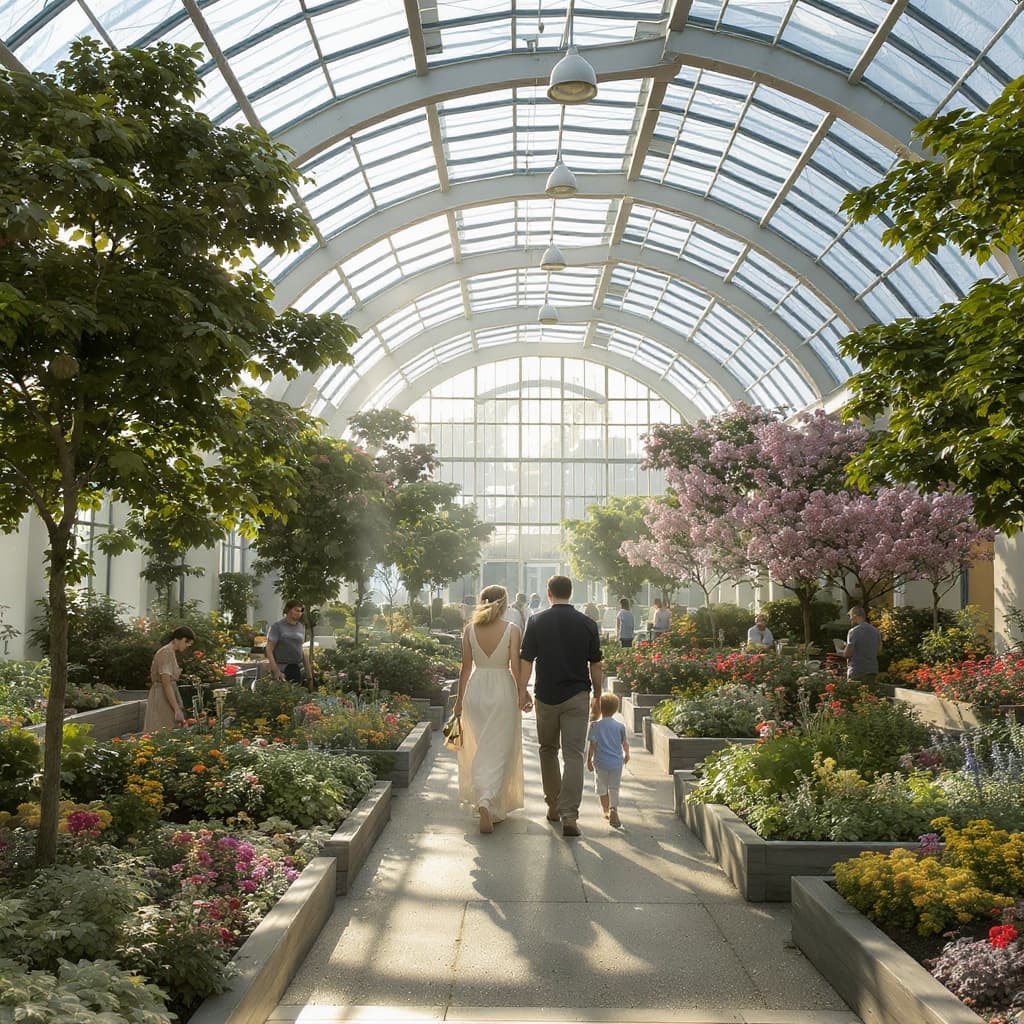 High-end residential community garden